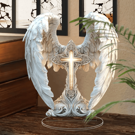 💗Buy 2 Get 1 Free💖LAST DAY SALE 49% OFF-🪽Gorgeous Angel Wings Cross Decoration✝️
