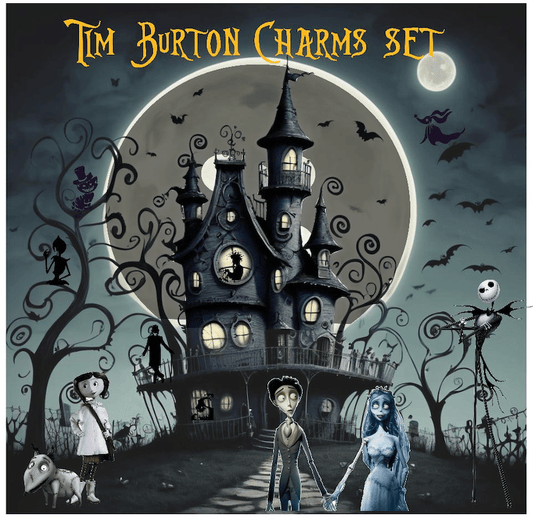 👻Halloween Blowout Sale 🔥Tim Burton Charms Set